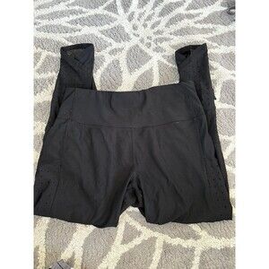 RBX Mid Rise Workout Leggings with Crossover Cut Outs